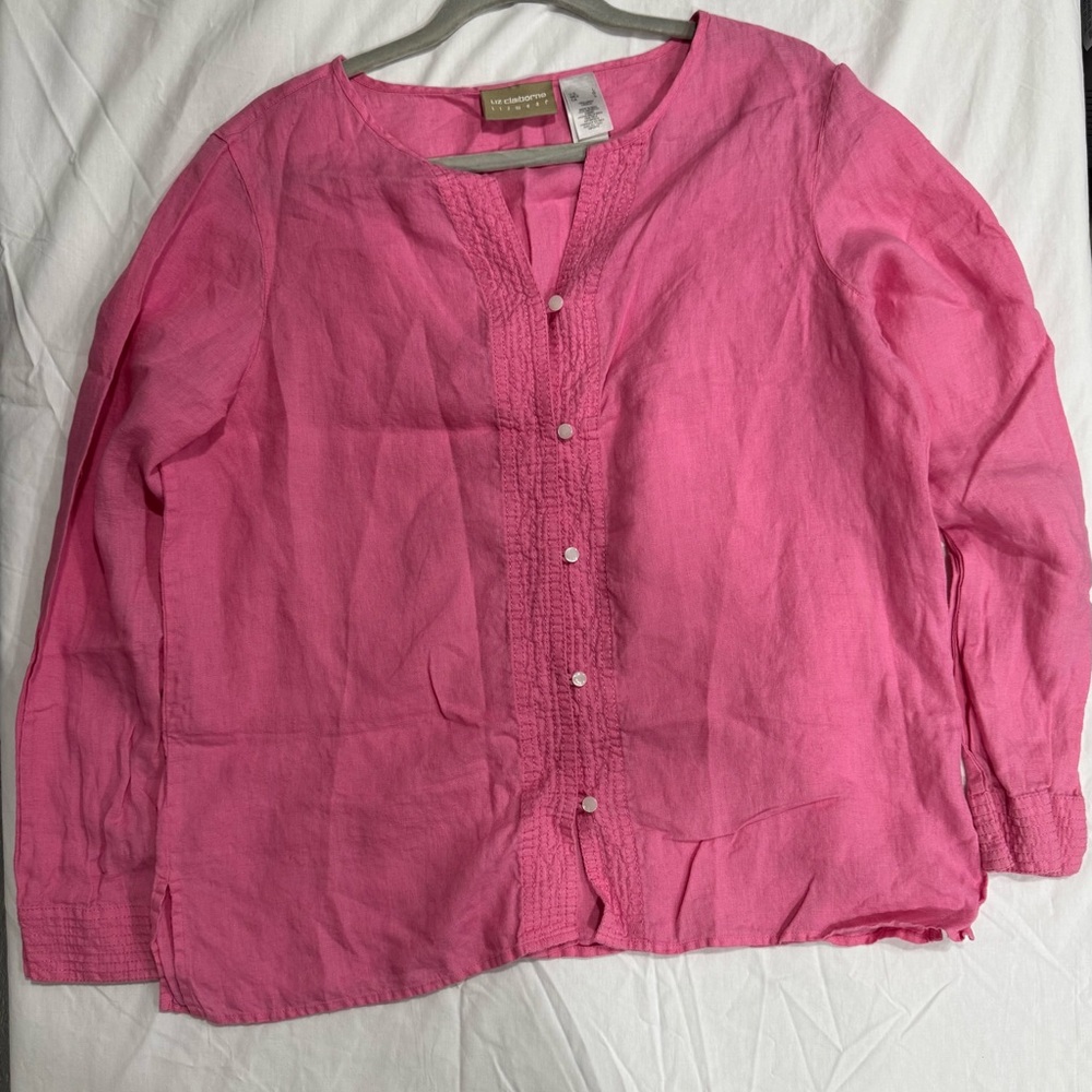 Liz Claiborne Fuchsia Blouse